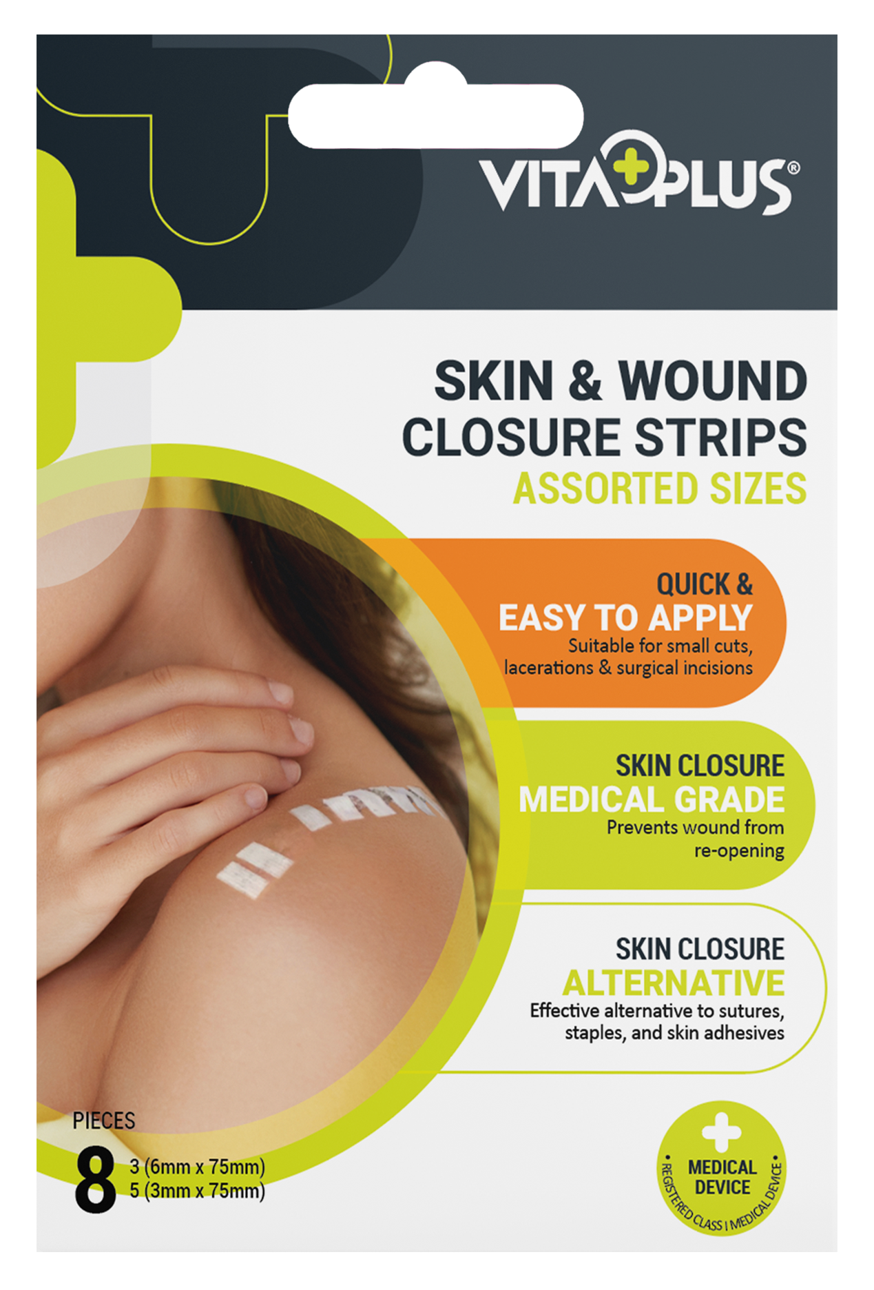 VitaPlus Wound Closure Strips (8PCS)