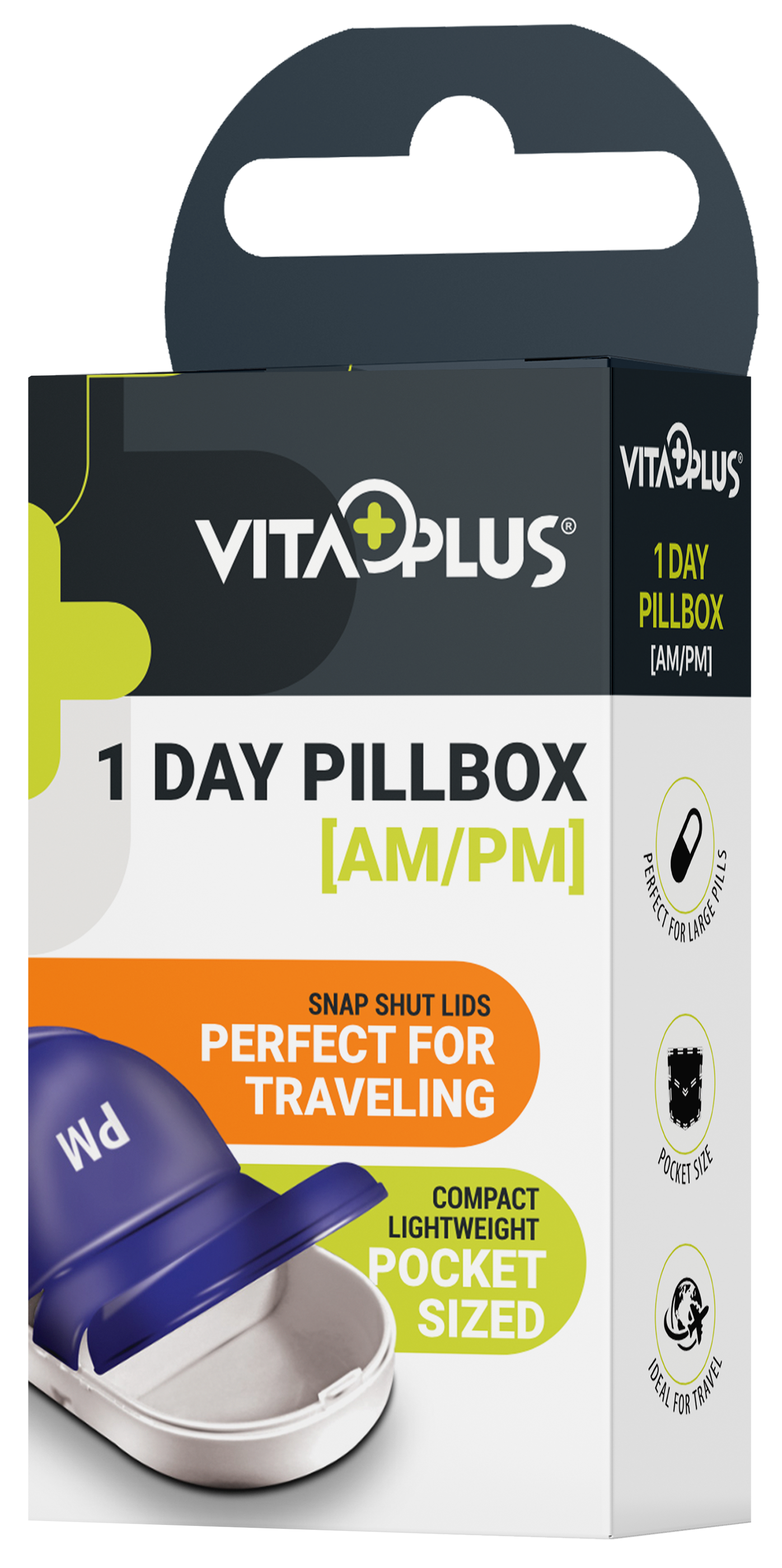 VitaPlus Pill Box One Day (AM/PM)