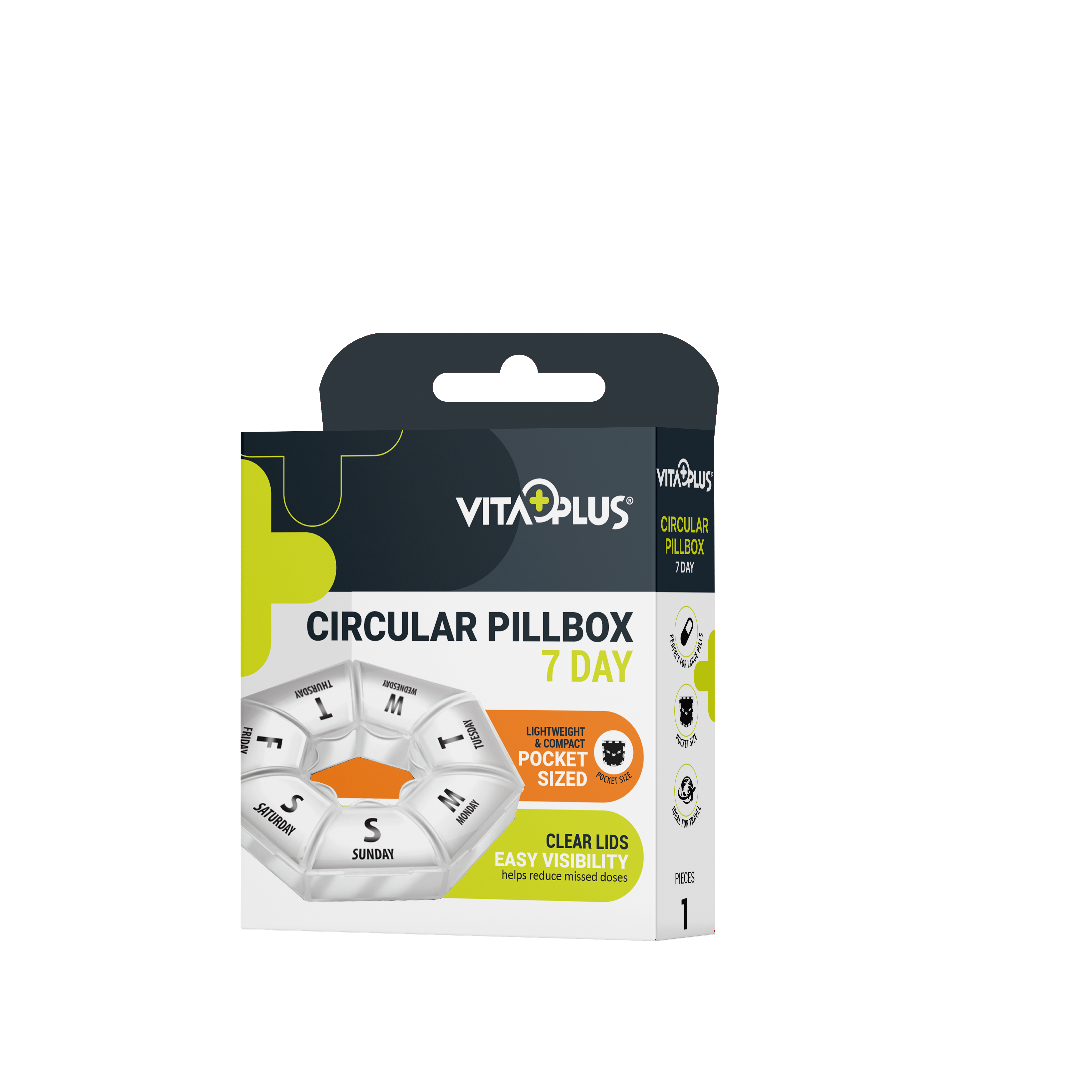 VitaPlus Pill Box Seven Day (Circular)