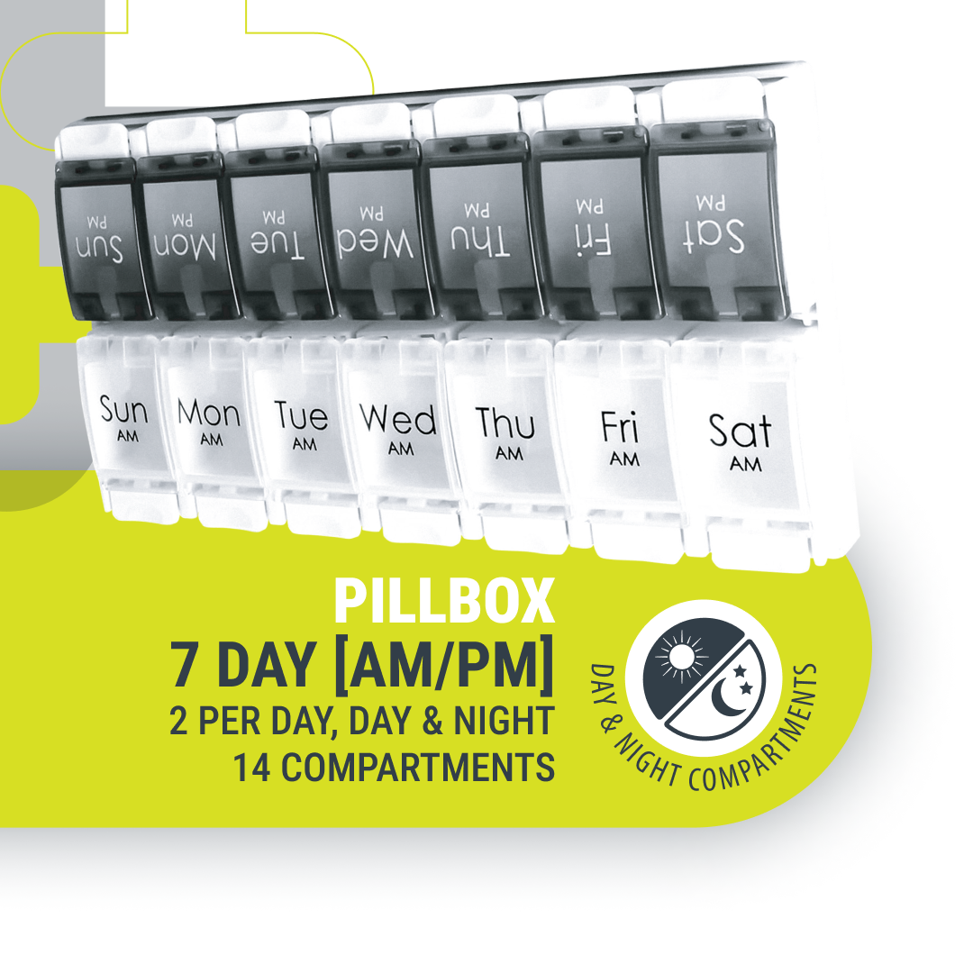 VitaPlus Pill Box Seven Day (AM/PM)