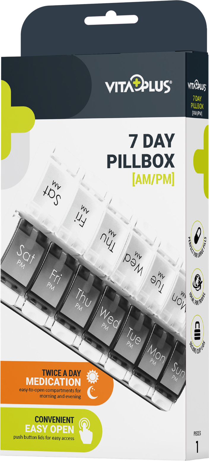 VitaPlus Pill Box Seven Day (AM/PM)