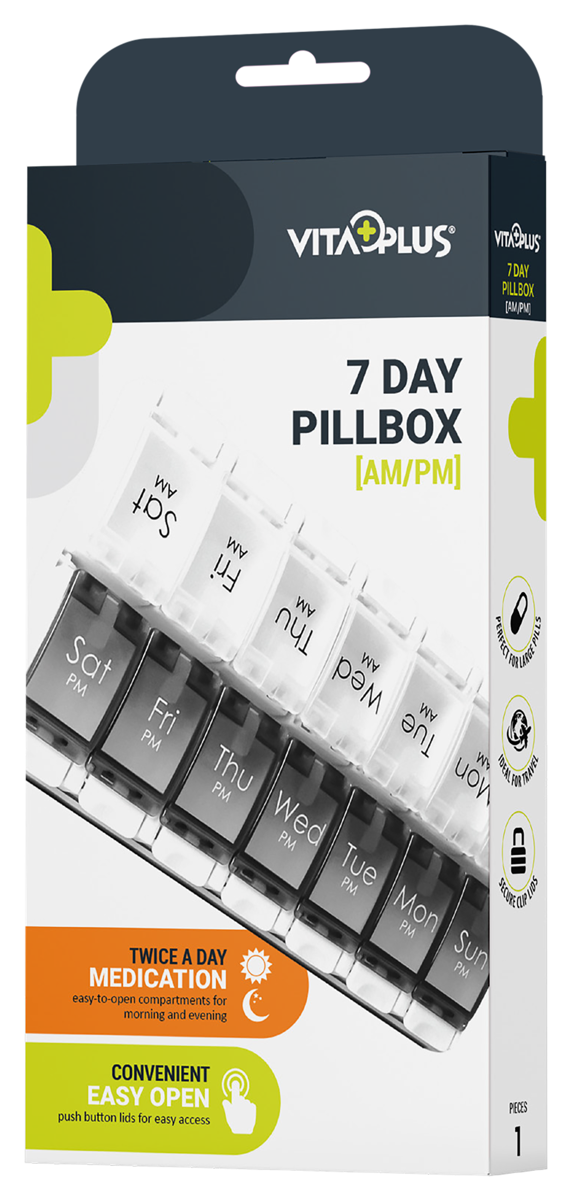 VitaPlus Pill Box Seven Day (AM/PM)