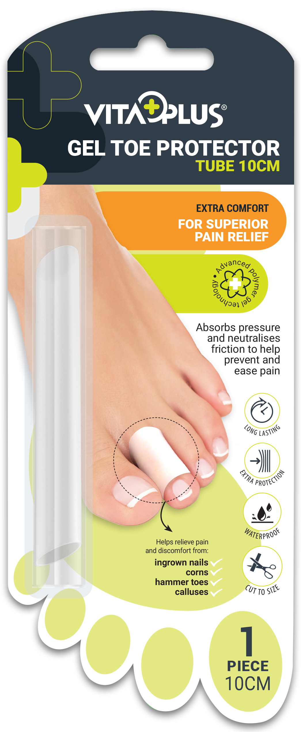 VitaPlus Gel Toe Protector Tube