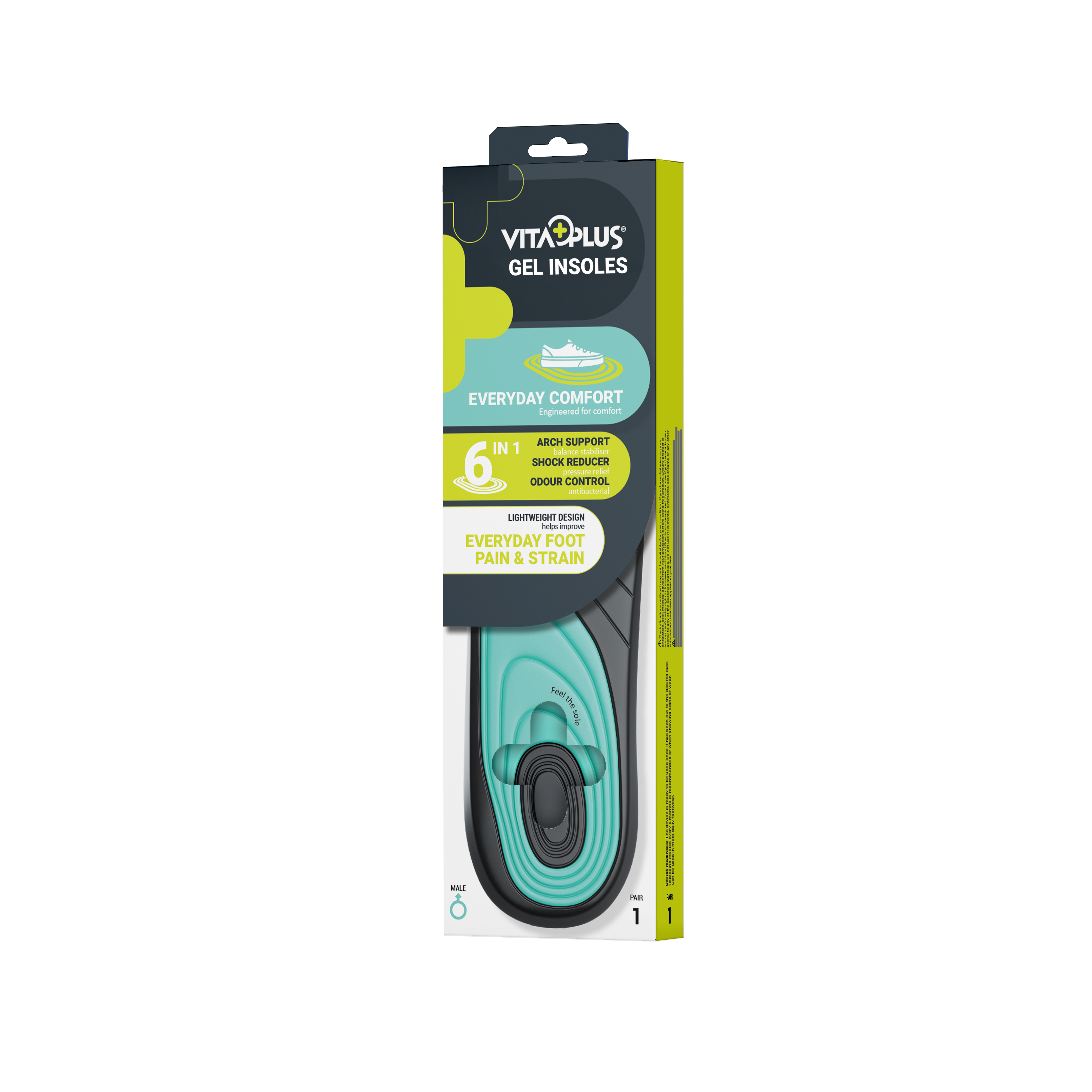 VitaPlus Everday Comfort Gel Insole