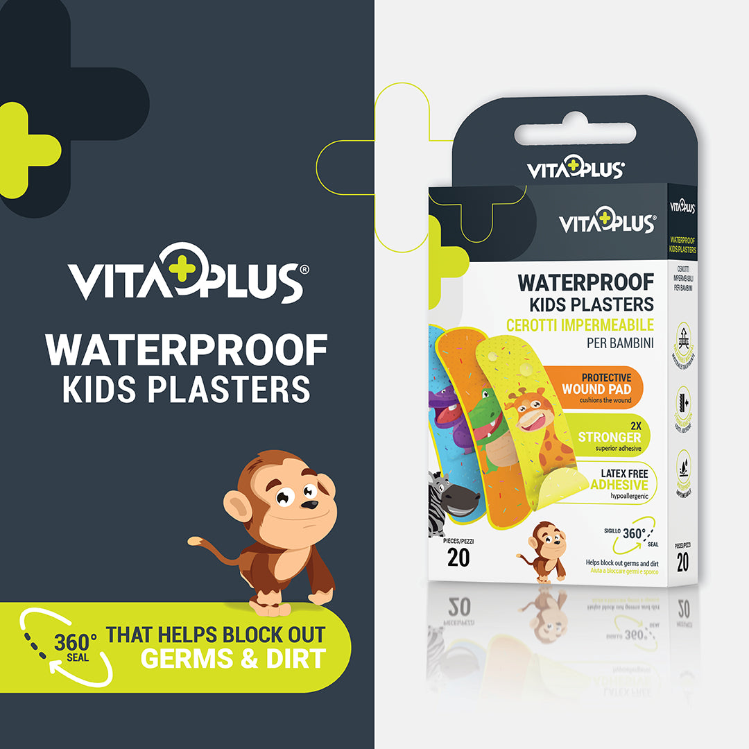 VitaPlus Waterproof Kids Plasters (20PCS)