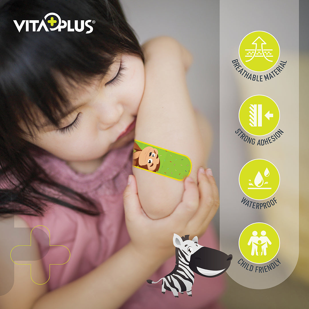 VitaPlus Waterproof Kids Plasters (20PCS)