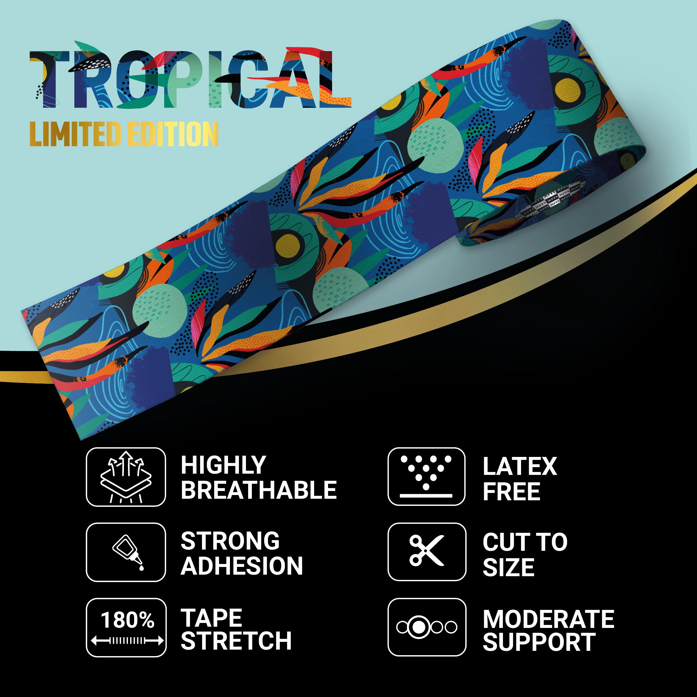 mx Health Limited Edition Tropical Kinesiology Tape