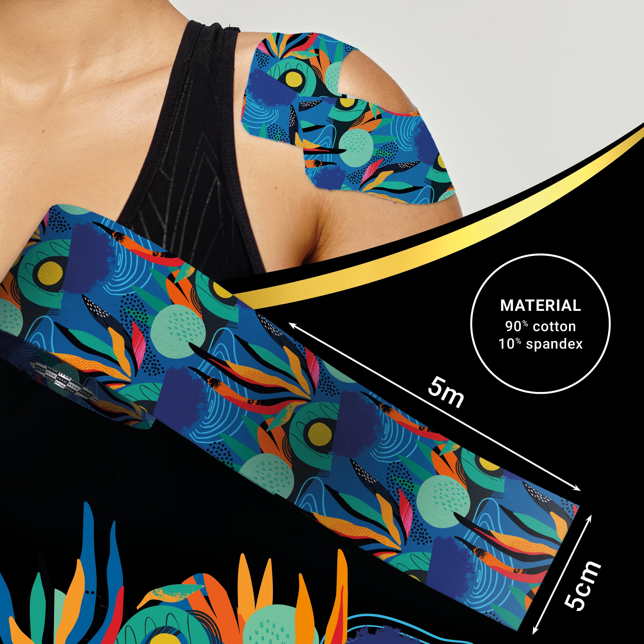 mx Health Limited Edition Tropical Kinesiology Tape