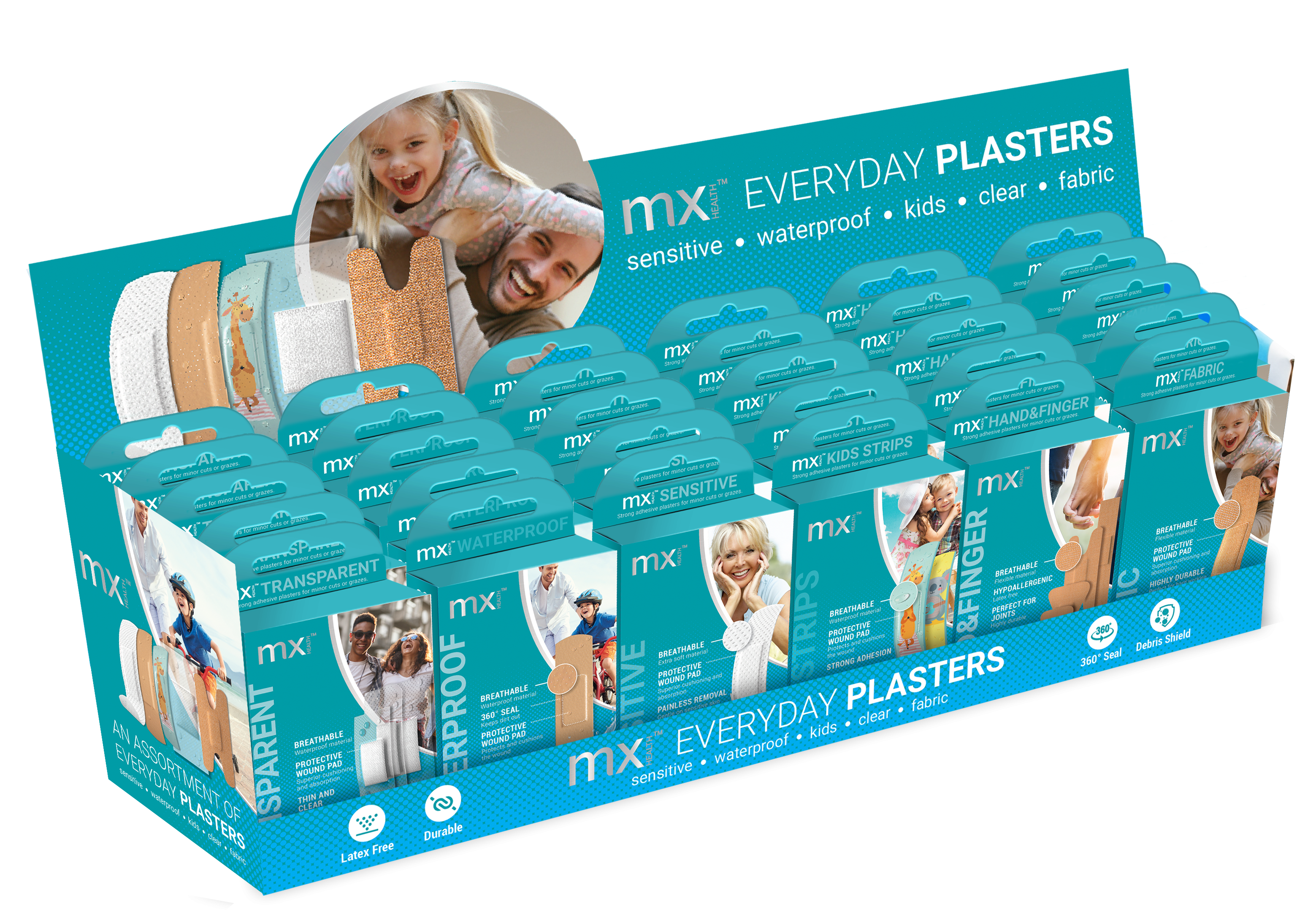 Plasters Breathable Hypoallergenic Painlessly removable